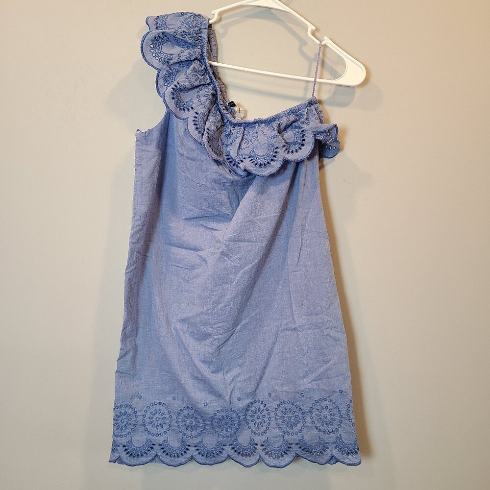Vineyard Vines Blue One Shoulder Sundress